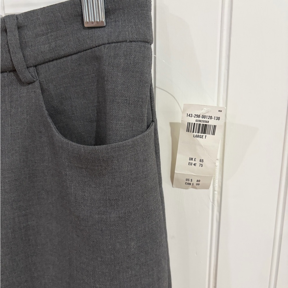 NWT A&F Charcoal Pencil Skirt - Picture 2 of 7